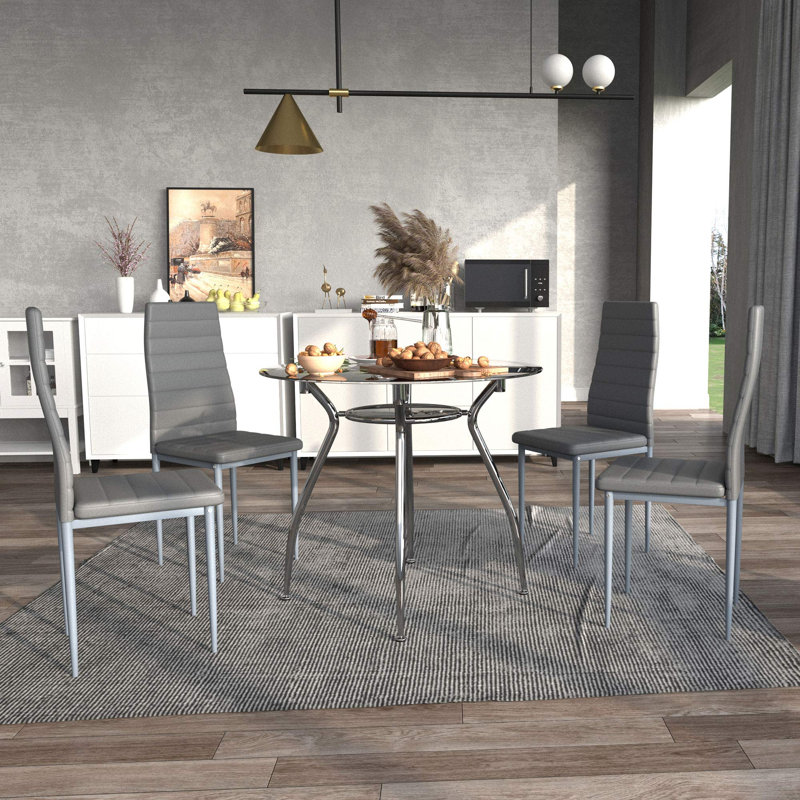 Adomale 4 - Person Dining Set