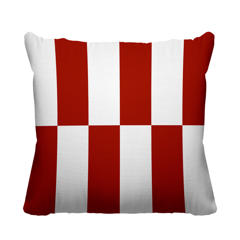 Coussin Luella, Rouge, 19 po x 19 po, Carré