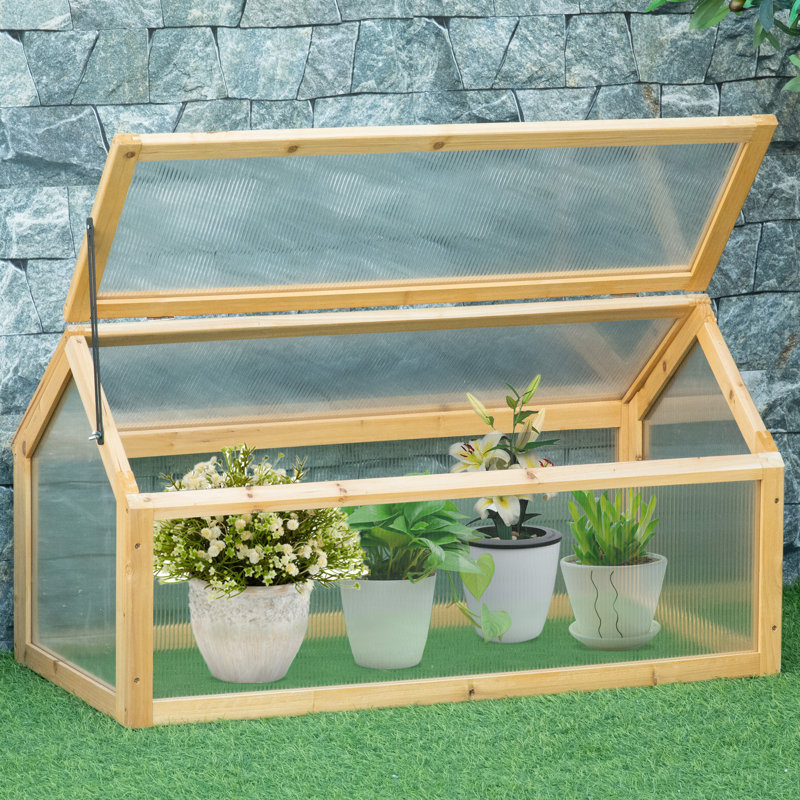 Jardin de serre en polycarbonate Outsunny