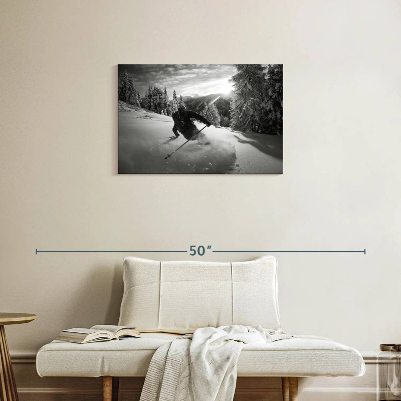 Sireci Snow Skiing, 20" H x 30" W