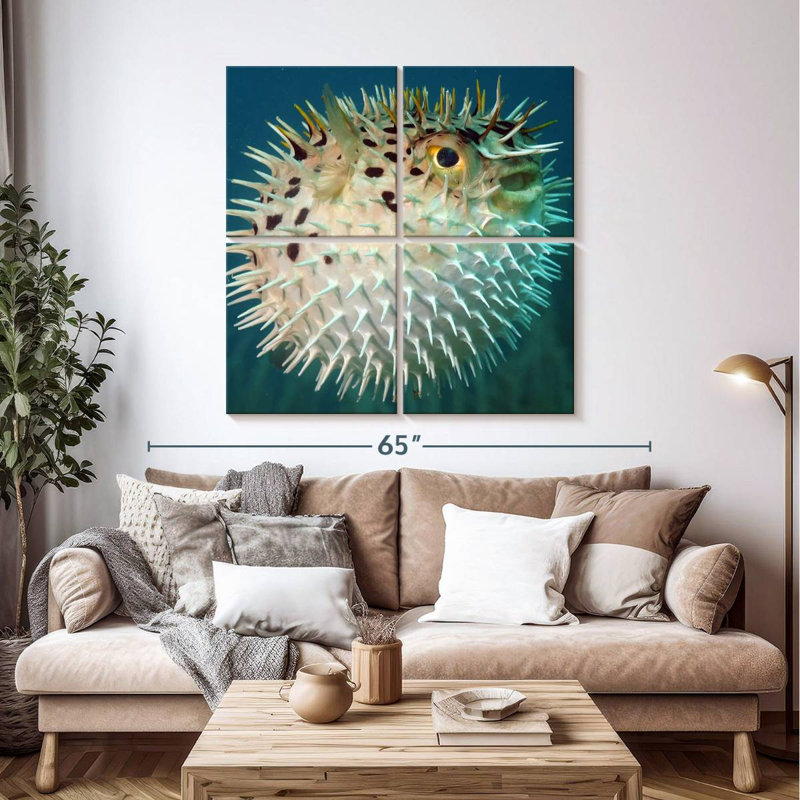 Brampt Puffer Fish, 45'' H x 45'' W