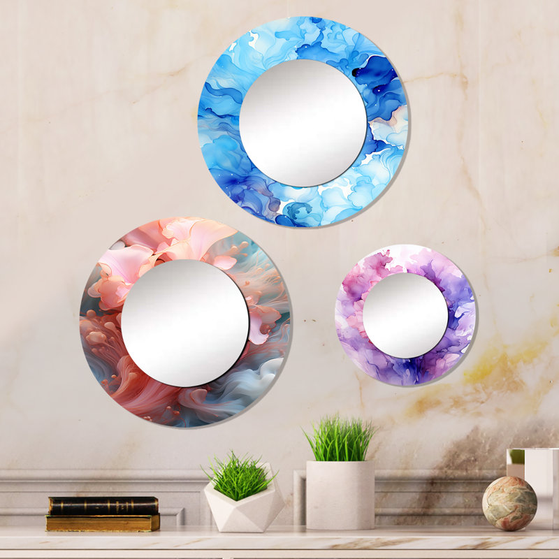 Kellen Metal Round Mirror