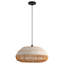Luminaire suspendu en rotin 19 po Boho