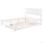 Lit plateforme double avec lit gigogne réglable