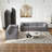 106*106" Chenille Modular L Shaped Sectional Sofa