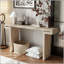 Console rustique avec finition en bois vieilli-1049095408