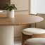 Table ronde créative en chêne durable haut de gamme Creative-114373702-114373700