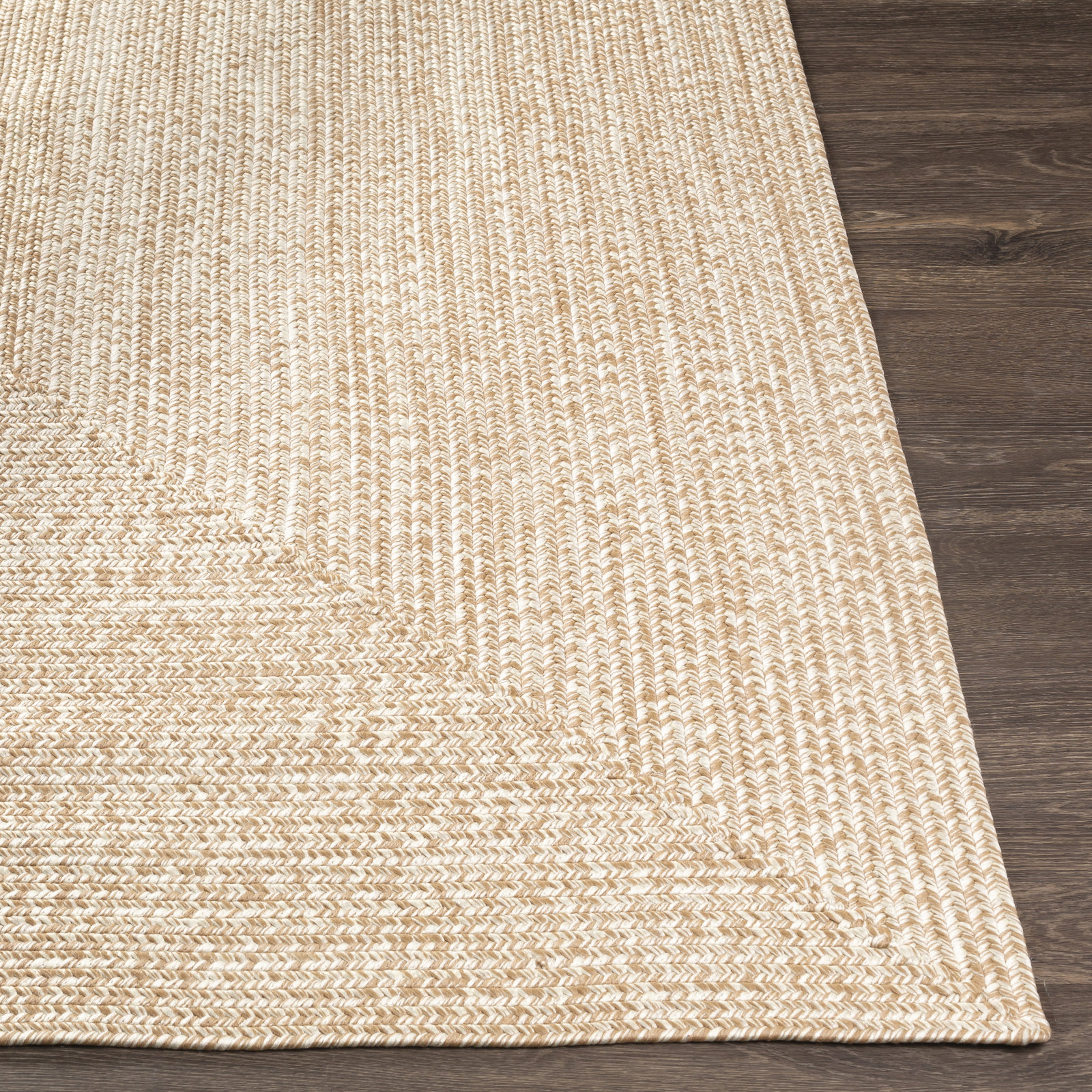 Leroux Beige Outdoor Rug, Rectangle 2' x 3'