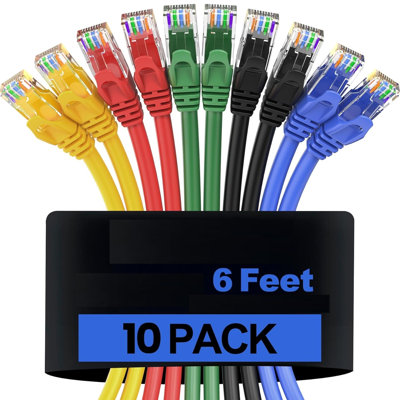 Câble Ultra Cat 6 pi 6 pi Ultra Clarity Cables (paquet de 10)