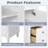 30'' Bathroom Vanity with Ceramic Sink Top-296845246