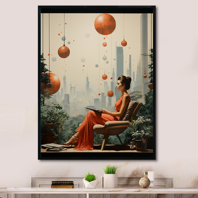 Mill Wind Majestic Retreat II sur toile, H 32 po x l 24 po x P 1 po, Cadre flottant noir