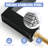 Matte Black 8 Inch Widespread 3 Hole Bathroom Sink Faucet With Double Lever Handles And Cartridge Valve, Deck - Mounted Stainless Steel In Safe Drinking Water