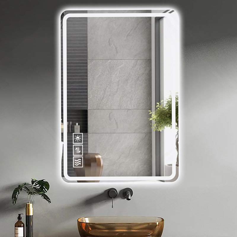 Miroir rectangulaire horizontal et vertical