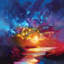 «Liquid Light I», reproduction sur toile-21468321-74646793-74646798