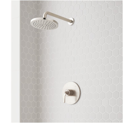 Gunther Pressure Balance Shower System - Brushed Nickel