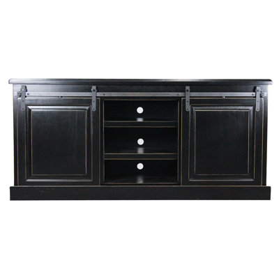 Crowle Solid Wood TV Stand for TVs up to 78" by Gracie Oaks