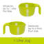 Belfry Kitchen 4 Piece Nested Mixing Bowl, Colander, Measuring Jugs Set
