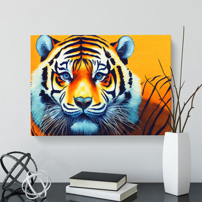 Tiger Portrait Vol.3 - Wrapped Canvas