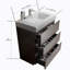 Meuble-lavabo sur pied simple avec plateau 29,9 Makia