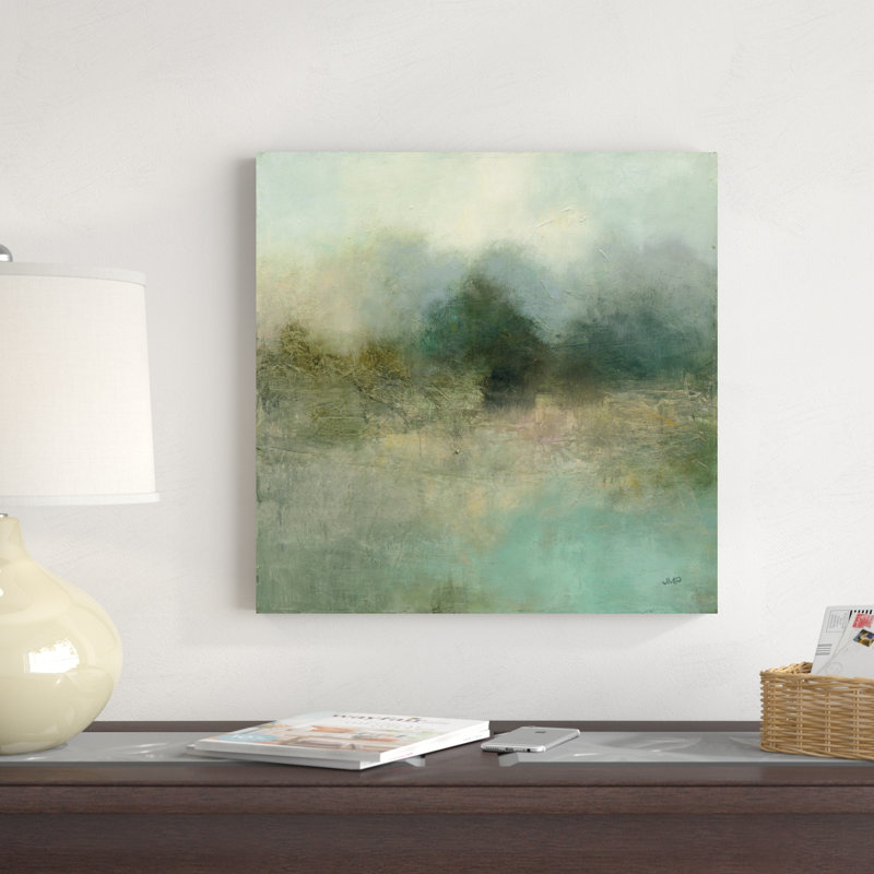 «Solitude» par Julia Purinton, peinture sur toile tendue, H 20 po x l 20 po