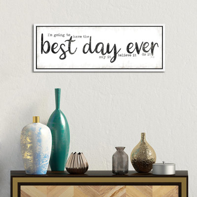 Best Day Ever by Marla Rae - Panoramic Print on Canvas
