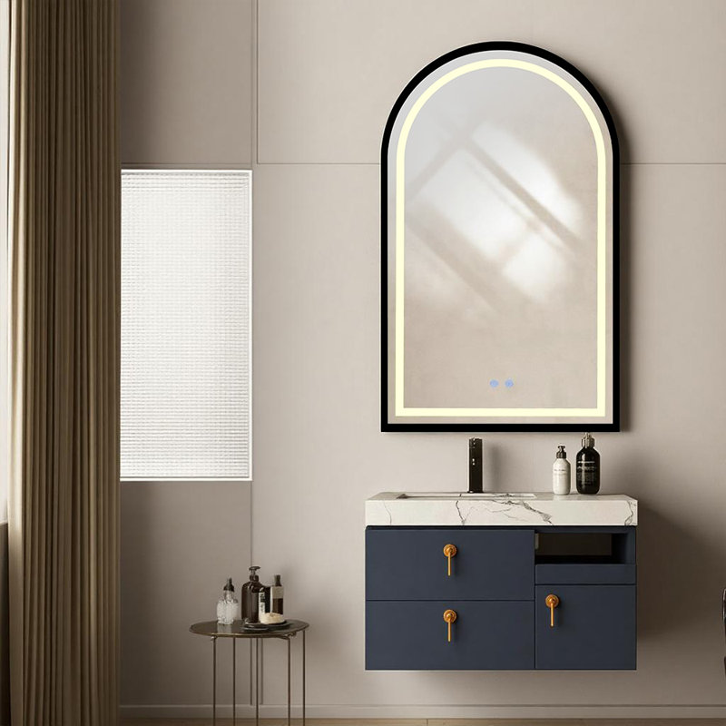 Lampe miroir, Noir