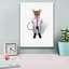 "Epic Graffiti" Mouse Doctor "par John Hovenstine, art mural sur toile, 12 po x 16 po
