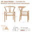 Solid Wood Woven Dining Chairs,  No Assembly Required-130910564-130910567