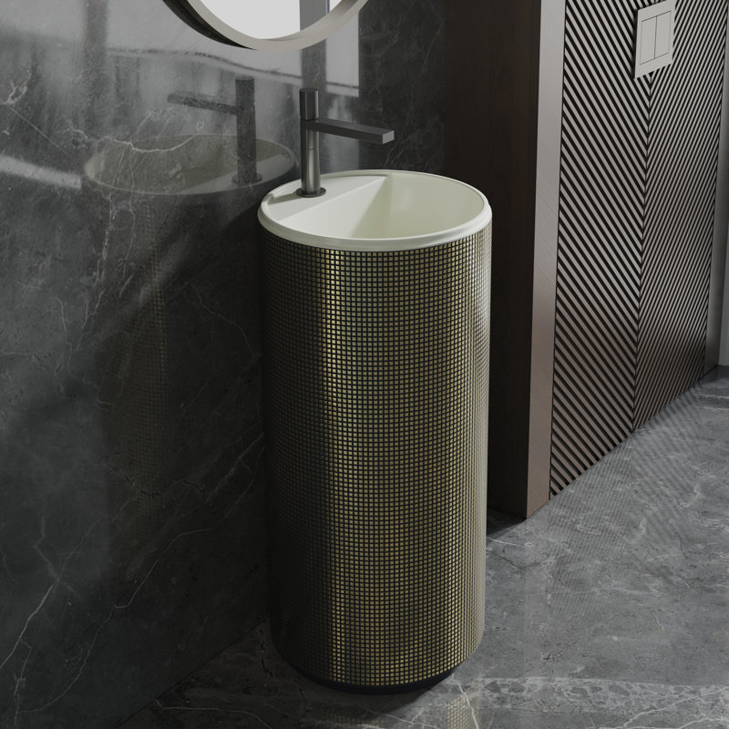 Lavabo de salle de bain 34 po