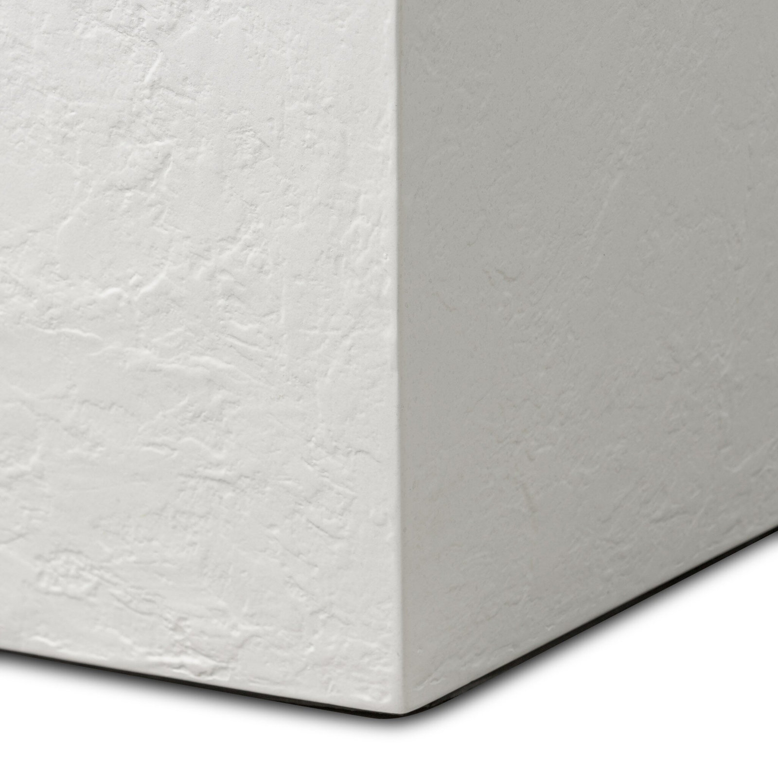 Nael Planter Box, 28" H x 28" W x 28" D, Textured White Concrete