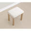 Coiffeuse d'appoint en or avec tabouret, 3 tiroirs de rangement, miroir ajustable-1094338608
