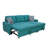 Boukje Flannelette 2-Piece Couch Living Room Sofabed-2101600551