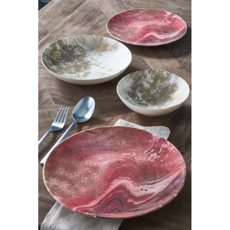 Piece Porcelain China Dinnerware Set - Service for 6
