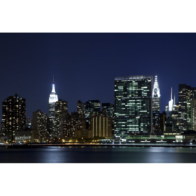 Maarja Manhattan Skyline - Wrapped Canvas Print, 20cm H x 30cm W x 3.8cm D