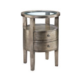 Glass Top 2 - Drawer End Table