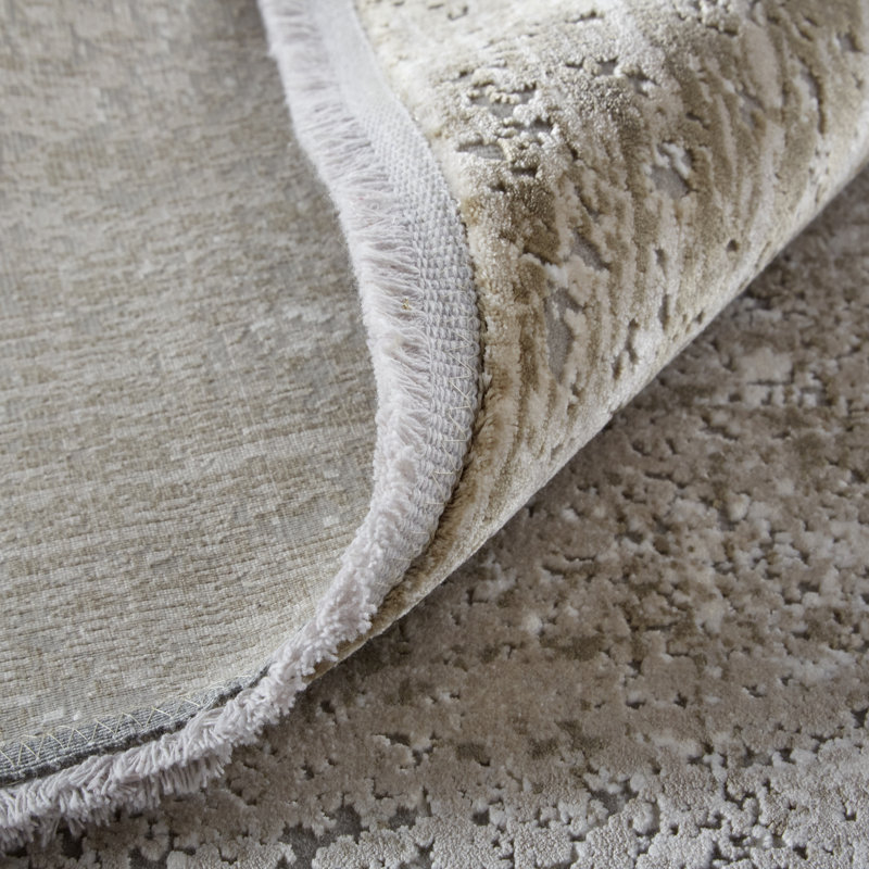 Performance Viscose Abstract Indoor Rug, Rectangle 7'9" x 11'