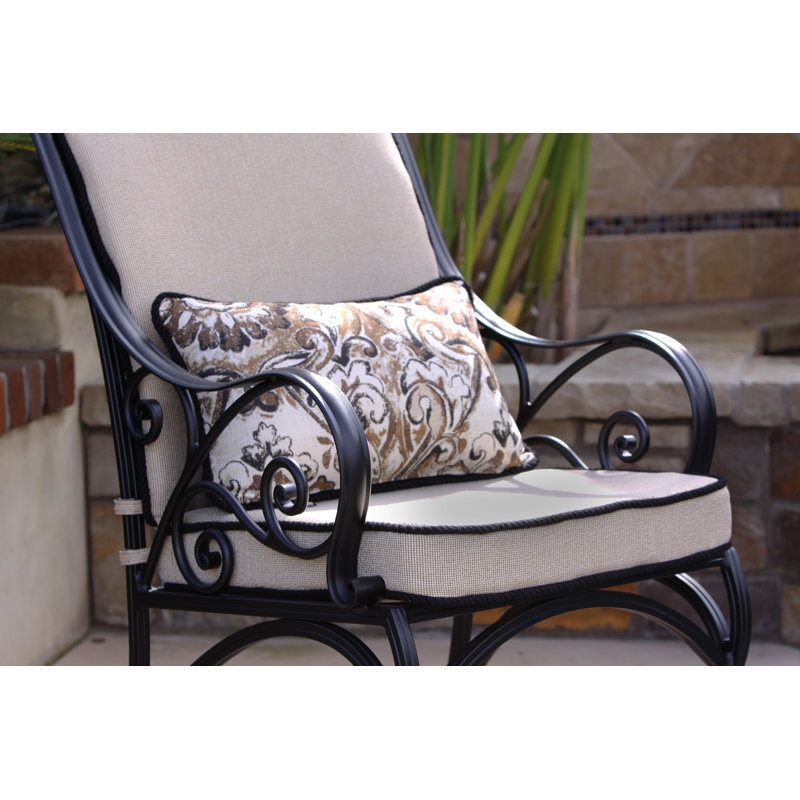 Design Harmony Lumbar Indoor/Outdoor Pillow Cover & Insert, Alcazar Redwood