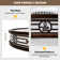 22.4" Ceiling Fan with Remote Control and LED Lights
