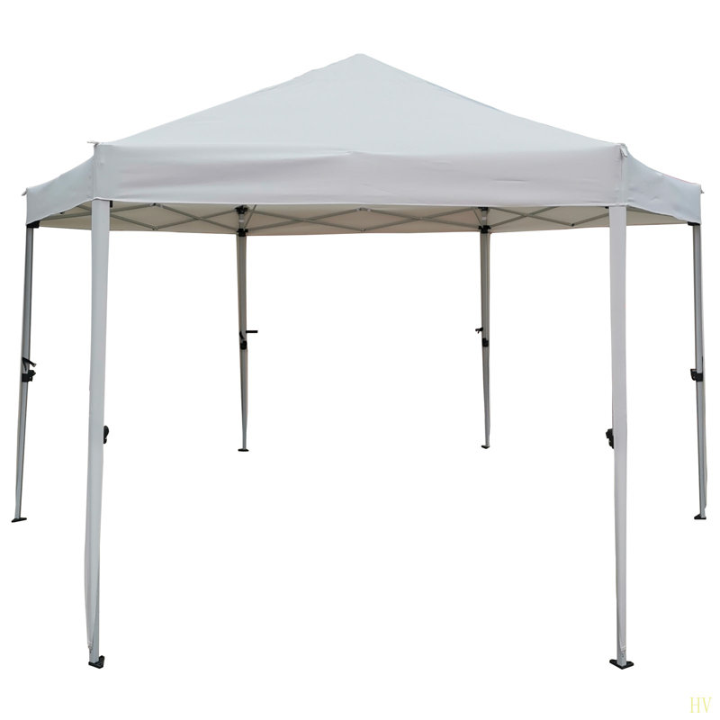 13 pi. L 13 pi. P X 9,2 pi Abri de jardin pour tente de jardin, Gris clair