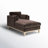 Pera Velvet Chaise Lounge-1537177331