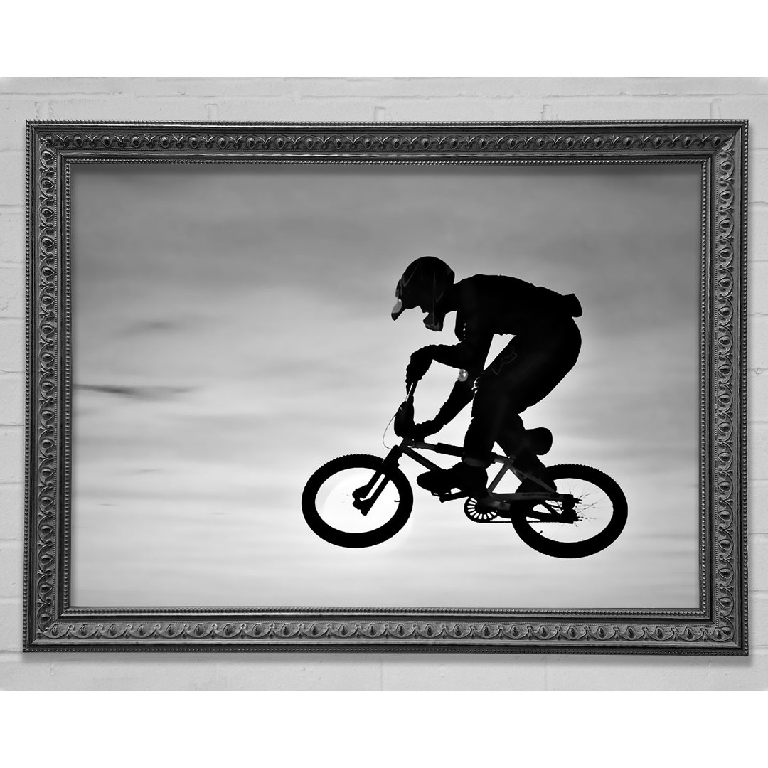 BMX Jump B N W - Drucken