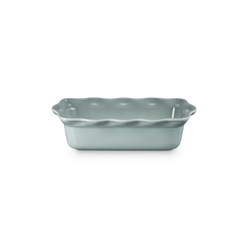 Le Creuset Stoneware Heritage Fluted Loaf Pan, 9 In., Artichaut, Green