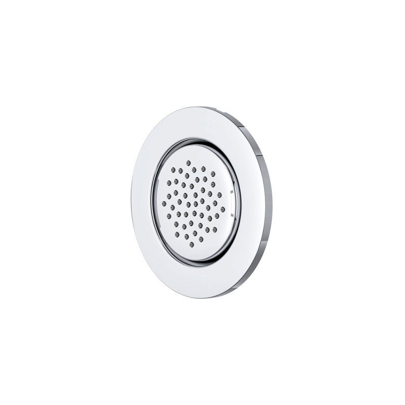 5.38" Single Function Body Spray, Polished Chrome
