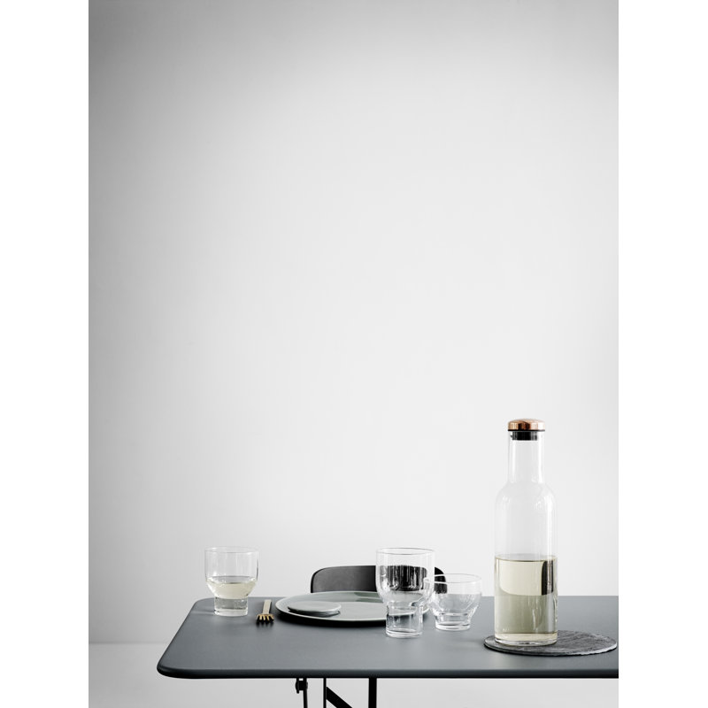 Norm Architects Glass Carafe, 11.4" H x 3.1" W x 3.1" D