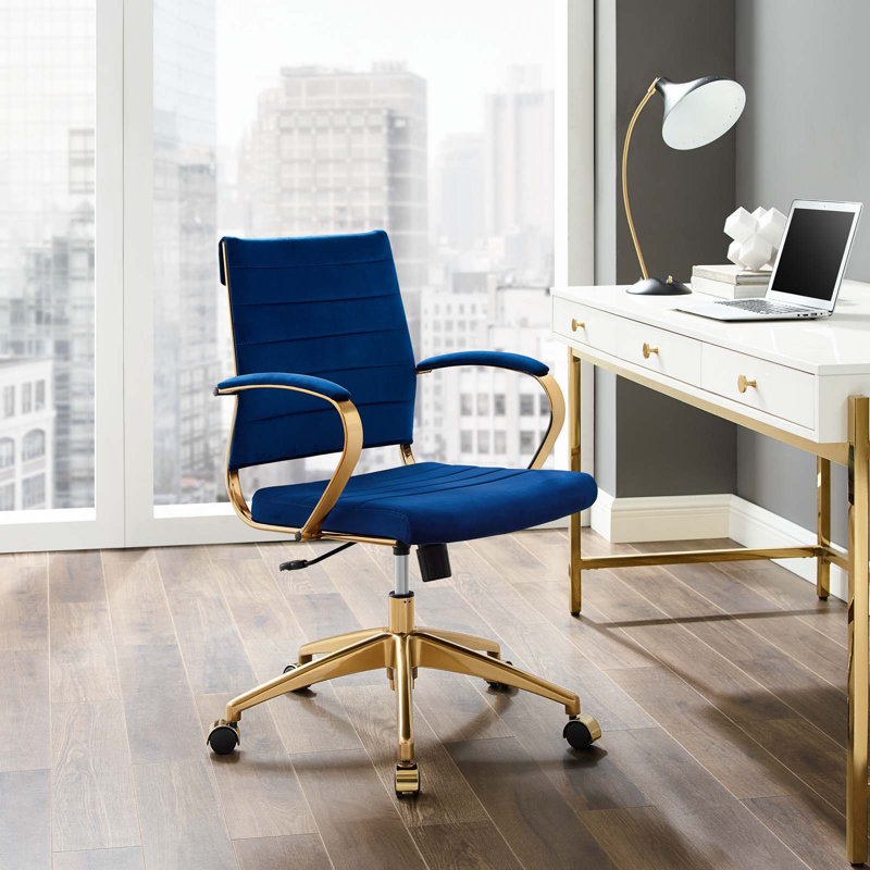 Chaise de bureau Jive, Bleu marine