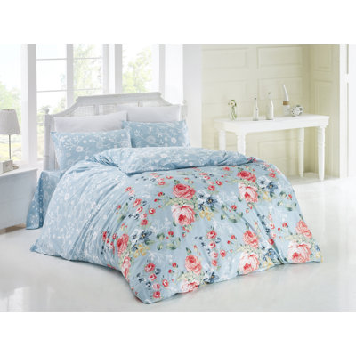 Floral Duvet Cover Set with Pillowcases