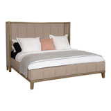 Mattingly Solid Wood Wingback Bed