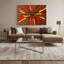 Hard Edge 4 Red Canvas Wall Art-120548003