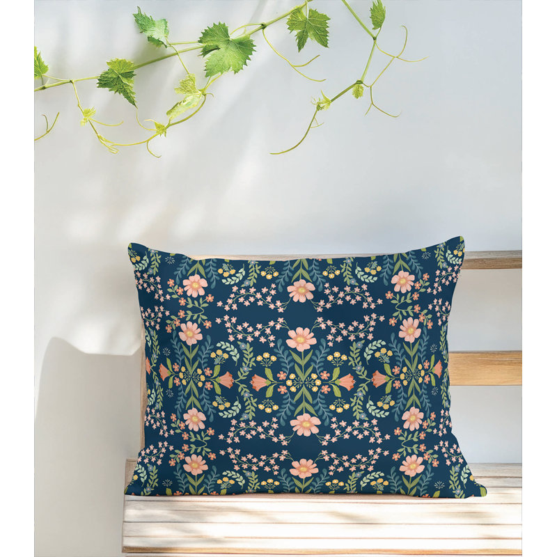 Coussin extérieur Cecelia, Bleu