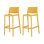 Sensilla Stackable Low Back Bar Stool